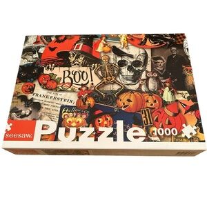 Halloween Puzzle 1000 Pieces all pieces here.